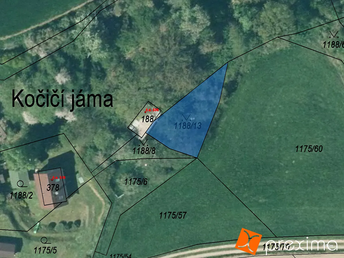 Prodej podílu 1/4 zahrady 52 m²